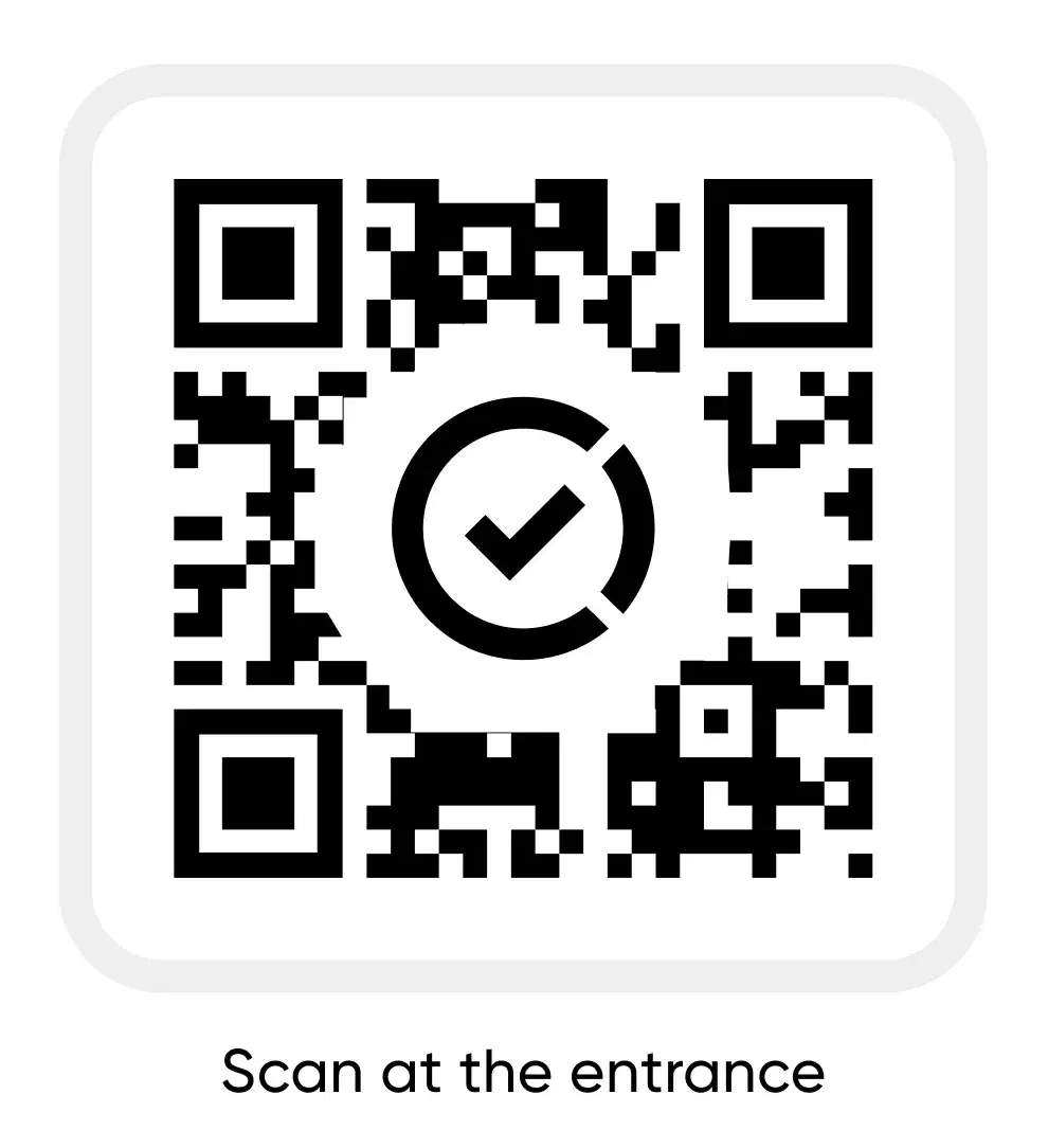 CrowdPass ticket with QR code verified at event entry