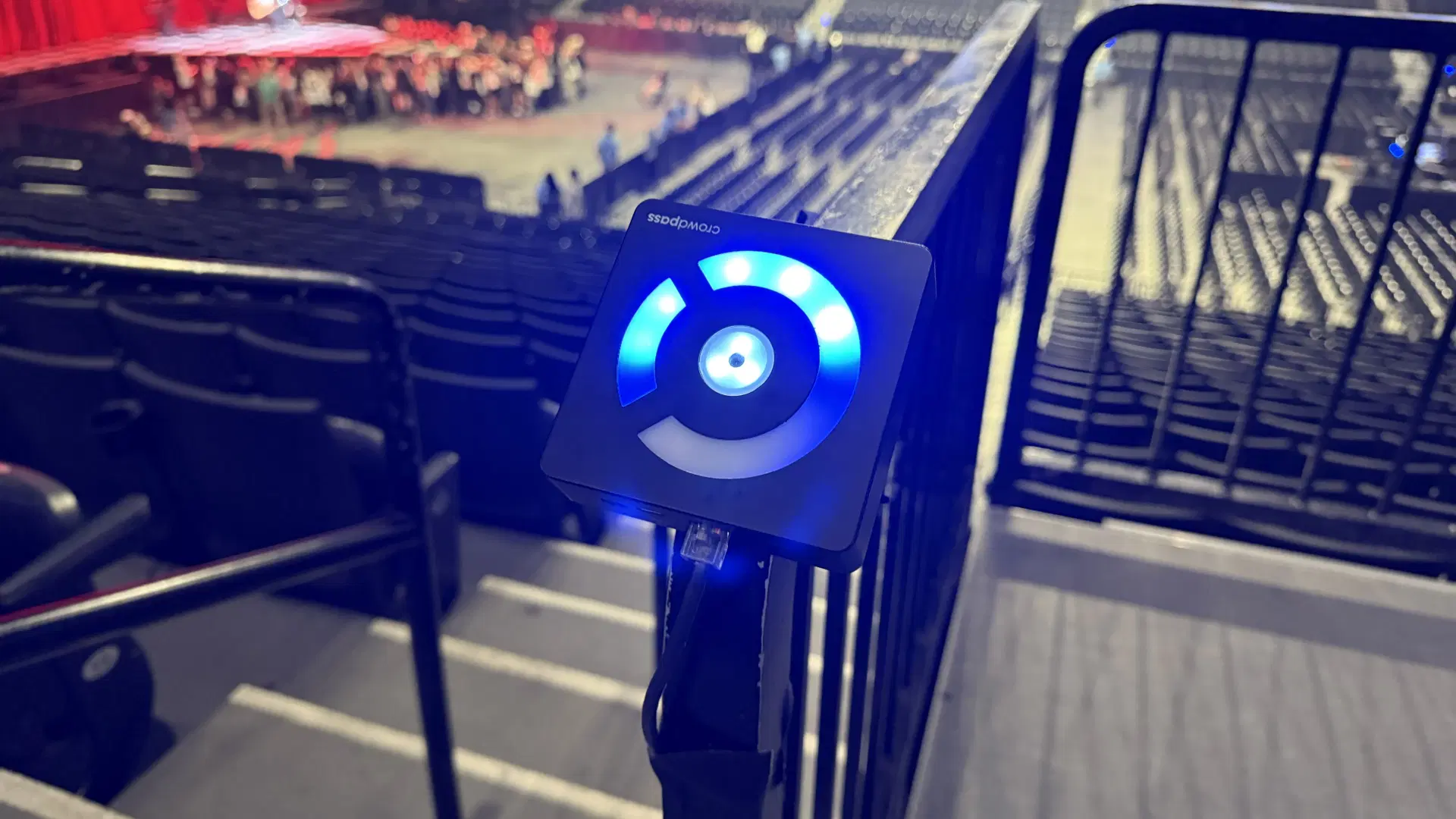 CrowdReader NFC access control at arena venue entrance